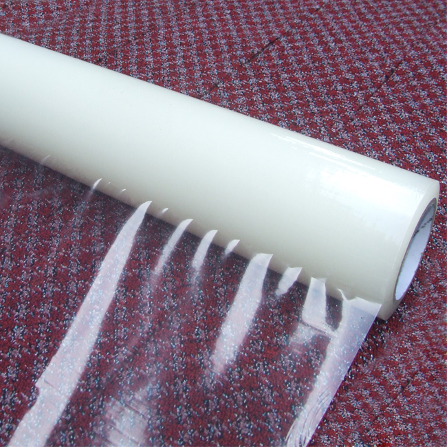 Hualibao Carpet Film Clear Carpet Protector Reversed Wound Width 24”/30”/36”/48”